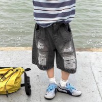 슬롬9부데님찢어진청바지