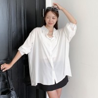 베델부 찰랑 박시핏 컬러 셔츠